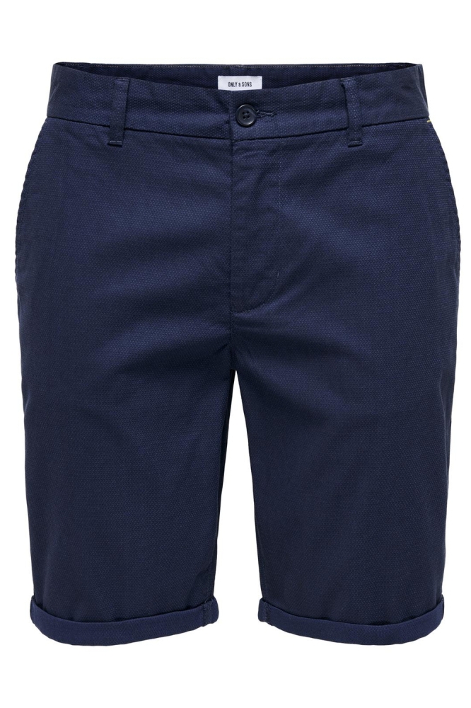 ONSPETER DOBBY 0058 SHORTS NOOS 22028336 Dark Navy Detail MEDIVEAL BLUE